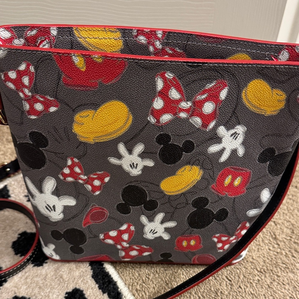 Disney Dooney & Bourke Mickey and Minnie Crossbody Bag - Picture 14 of 16